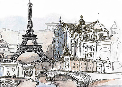 Eifel вставка многоцветная (EI2M452D) 25x35