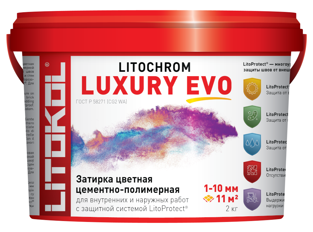 LITOCHROM LUXURY EVO LLE.230  Багамы 2kg ведро