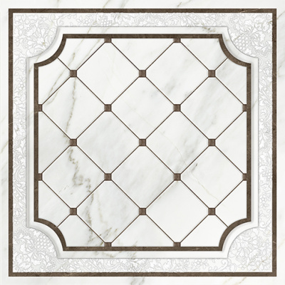 Capella напольная вставка белая (CP6R052DT) 42x42