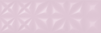 Lila Плитка настенная  рельеф розовый (LLU072D) 25x75